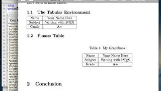 10 Working with tables