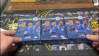 Cooles /25 Autogramm / 3x Topps Chelsea Team Set 22/23 Opening