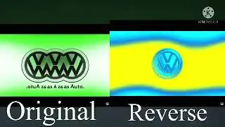 Volkswagen Logo Effects Comparison (Original Vs. Reverse)