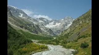 Ледник Тана. Таймазинский центральный водопад. Горная Дигория