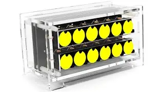 Flip-disc Binary Clock