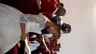 Moments my sister and her husband sang with the choir as choristers in church on their wedding day