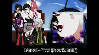 2X || Bsd react to Skk TT’s || part 2 || Dazai || took me 10+ hours