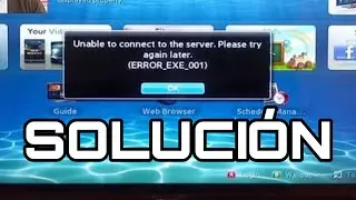 How to solve ERROR_EXE_001 on a Samsung Smart TV