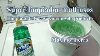 Súper limpiador multiusos - Limpia toda tu casa con un solo producto - Máximo ahorro