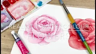 Easy Realistic Watercolour Flowers