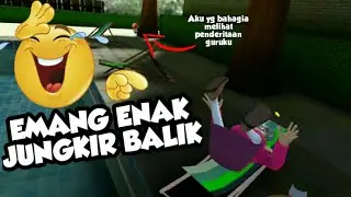 PRANK GURU RUSAKIN KURSI KOLAMNYA - scary Teacher 3D - #6