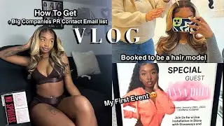 VLOG | BOOKED TO BE A HAIR MODEL For Alipearl | The Ultimate PR Email List