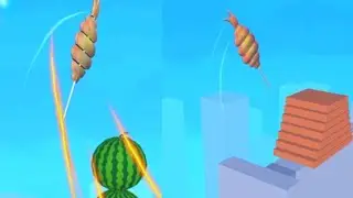 Almost cut! Very satisfying and relaxing asmr slicing game