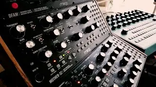 Moog MOTHER-32 Sound Demo (with Perkons HD-01, Elektron Syntakt) Neon Pulse