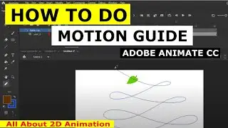 how to do Motion guide in  Animate CC