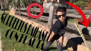 NORDELTUS BAILANDO CON FLAUTA DE FONDO , EPICO!!!!!!!