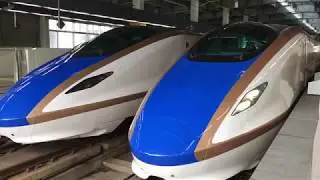 Shinkansen engaging to light speed