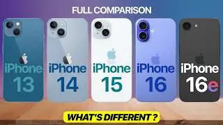 iPhone 16e vs iPhone 16 vs iPhone 15 vs iPhone 14 vs iPhone 13 – Ultimate Comparison!