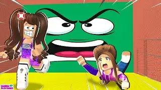 CORRA E NÃO SEJA ESMAGADO PELA PAREDE - ESCAPE the WALL !! ROBLOX