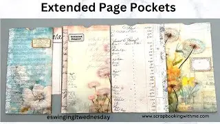 HOW TO MAKE EXTENDED JOURNAL SIGNATURE POCKETS ~ 