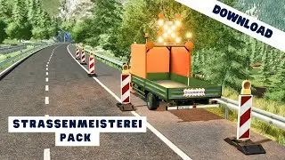 LS22 - Streckenkontrolle auf der Autobahn! Baum bedroht unsere Autobahn! Mit Download!