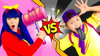 Pink vs Black Challenge Song 🖤💗 | Kids Songs and Nursery Rhymes | Dominoki
