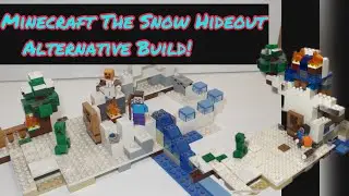 Lego Minecraft - The Snow Hideout - Alternative Build