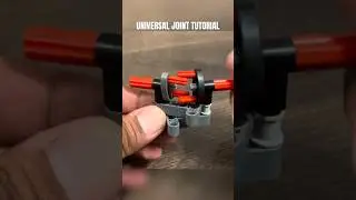 LEGO Technic Custom Universal Joint Tutorial & Test