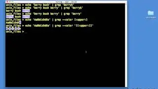 0806 Using regular expressions with grep
