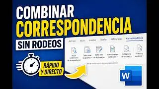 💥 Combinar correspondencia en 12 clicks