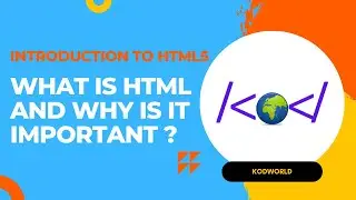Introduction to HTML5: What is HTML5 and Why is it Important?