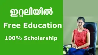 Study in Italy [MALAYALAM] | Italy Free Education | Free Education in Europe | Study Abroad