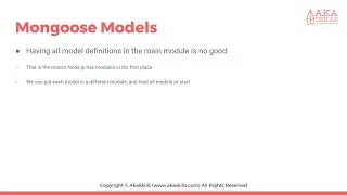 58 Mongoose Models Modules