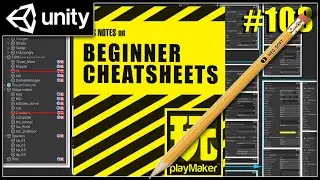 Visual Cheatsheet - Unity Playmaker Beginners