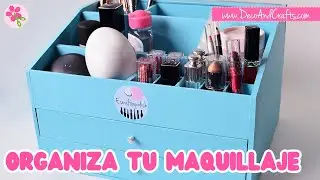 CARDBOARD MAKEUP ORGANIZER | DecoAndCrafts