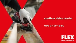 Lightweight and compact cordless delta sander ODE 2-100 18-EC
