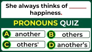 Pronouns Quiz: Improve your English Grammar #challenge 7