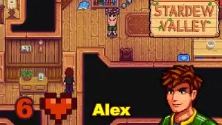 Stardew Valley - Alex six hearts event