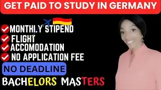 Get PAID TO STUDY in GERMANY I No Blocked Account  I  SBW BERLIN GERMANY