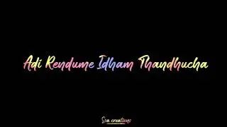 Naan Sonnadhum Mazha vandhucha Song Lyrics💔 Whatsapp Status Video