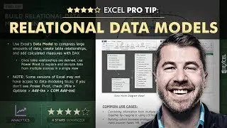 EXCEL PRO TIP: Relational Data Models