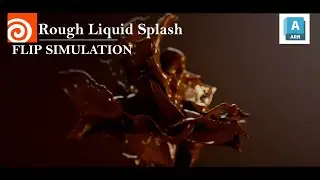 Houdini Rough Fluid Splash -- Flip Simulation (Project files included)