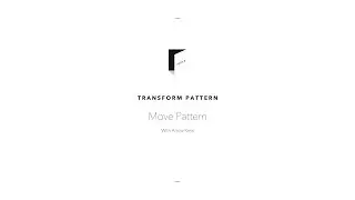 Transform Pattern Move Pattern With Arrow Keys