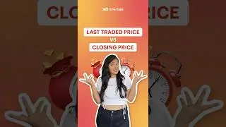 Why is there a difference in the Last Traded Price and Closing Price?  #tickertape #shorts