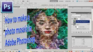 Learn how to create photo mosaic in adobe photoshop automate