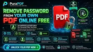 Remove password from your own PDF online free 