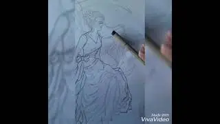 simple drawing...hand sketch with background music of Jos Garcia....my stress reliever (sketching)