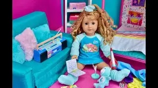 American Girl Doll House Miniature Collection and Haul