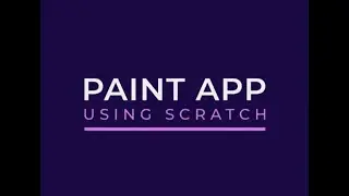 Paint App | Using Scratch