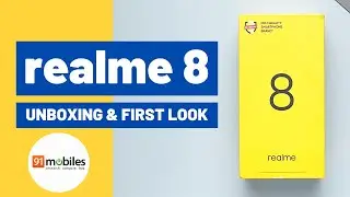 Realme 8 Unboxing, First Look, Launch and Price in India
