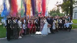 Jessica & Arek | WEDDING HIGHLIGHTS | Suchary | Koronowo | data ślubu 31.05.2024