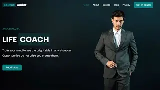 Personal Website Template using HTML and CSS | Portfolio Website Template | Source Coder @PraRoz