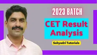 CET Result Analysis For 2023 Batch | MHT-CET 2023 | Sahyadri Tutorials |