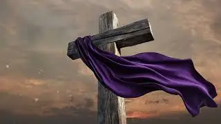 4K Purple Cloth on the Cross Loop | Free No Copyright Motion Background